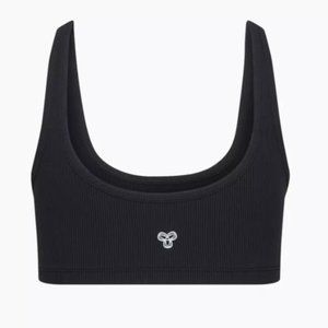 TNA Ribbed top, Black, 2XS